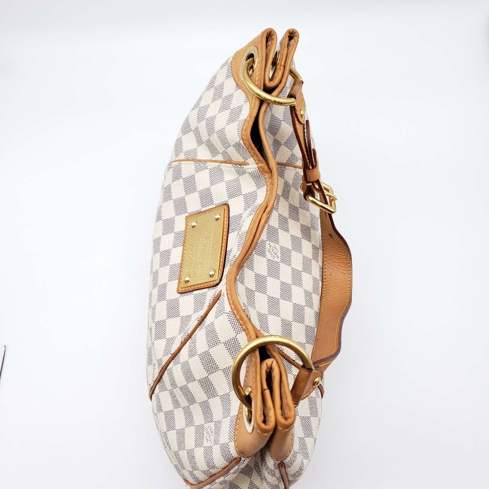 100% Authentic Louis Vuitton Galliera PM Damier Azur Hobo Bag - Picture 4 of 16